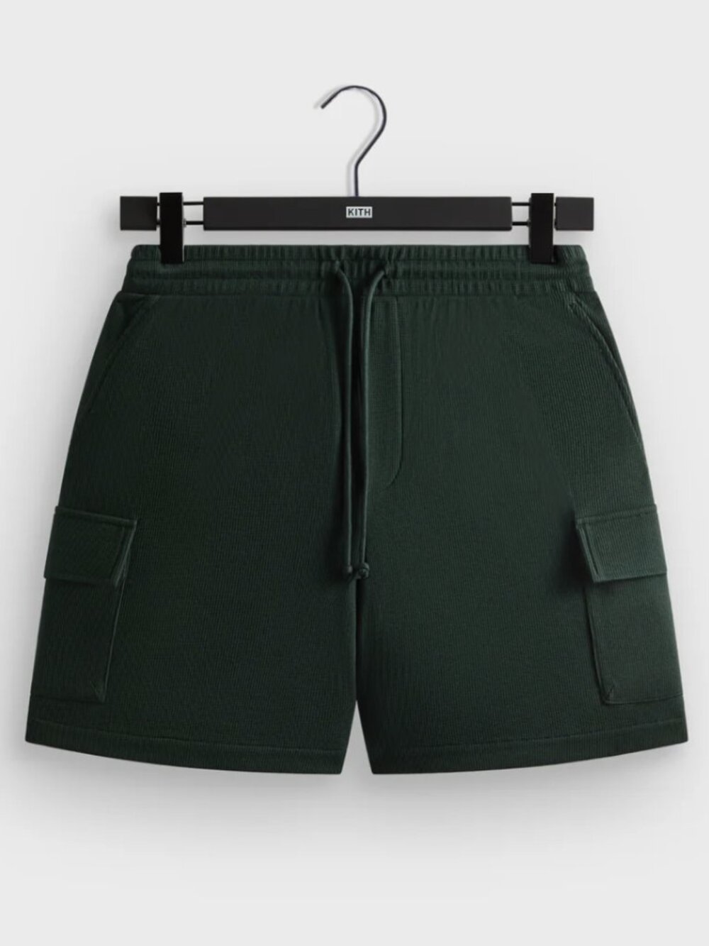 KITH Men's Stadium Green Micro Waffle Fairfax Cargo Short